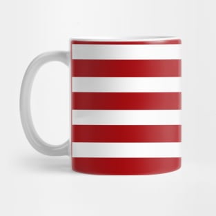 Classic Stripes - Red + White Mug